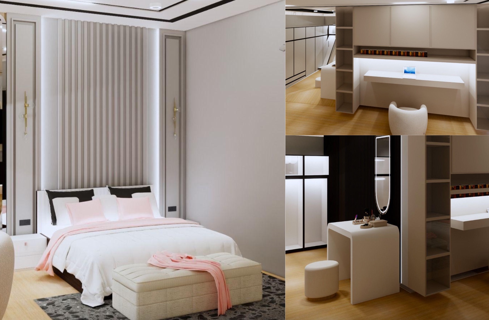 Luxury Master Bedroom Main View