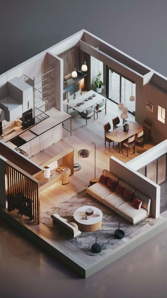 Professional 3D Modeling & Rendering Services for Modern Interior Design