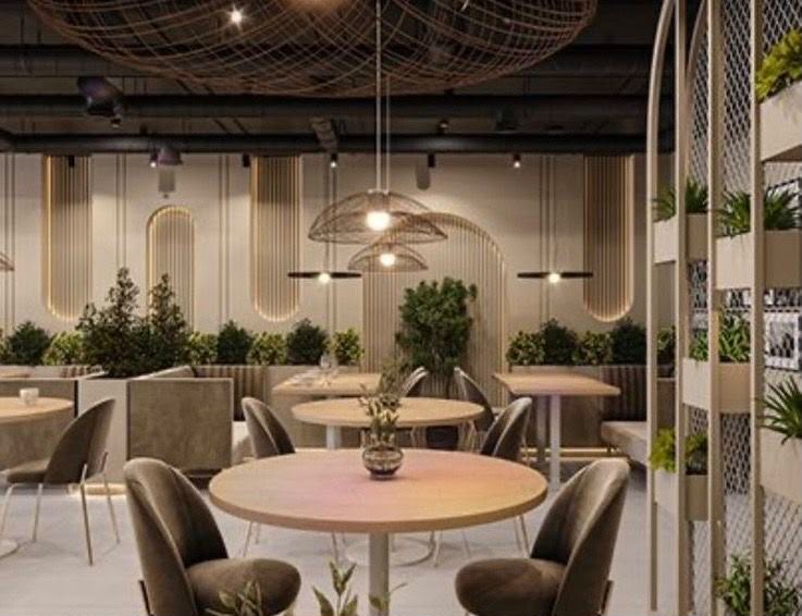 Luxury Café Interior