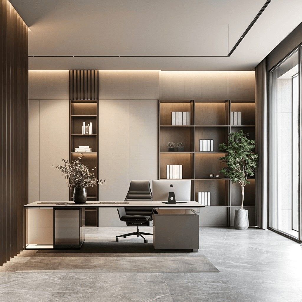 Luxury Office Design: Reception, Meeting Rooms & Executive Cabins